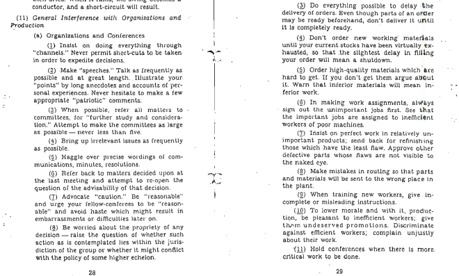 oss sabotage manual declassified